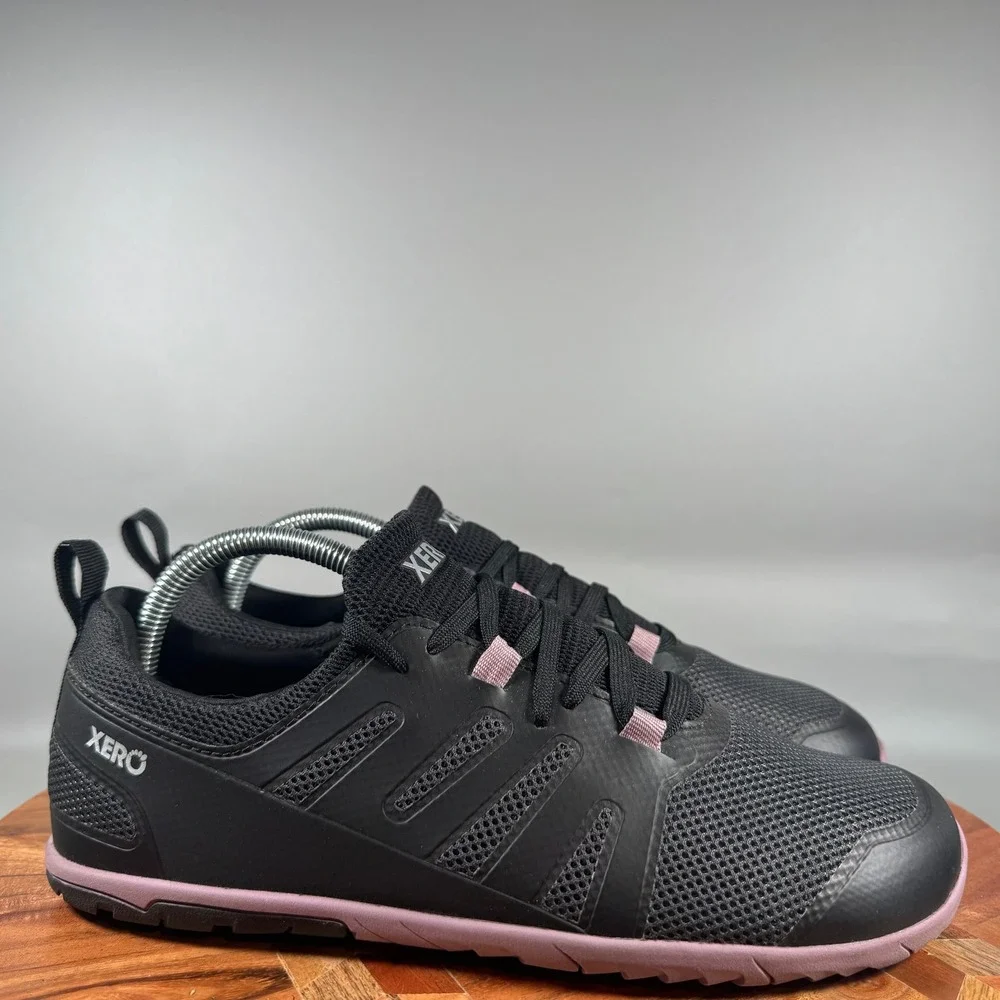 Xero Shoes Forza Runner Women 10 Black Mauve Barefoot Minimalist Shoe F220615W